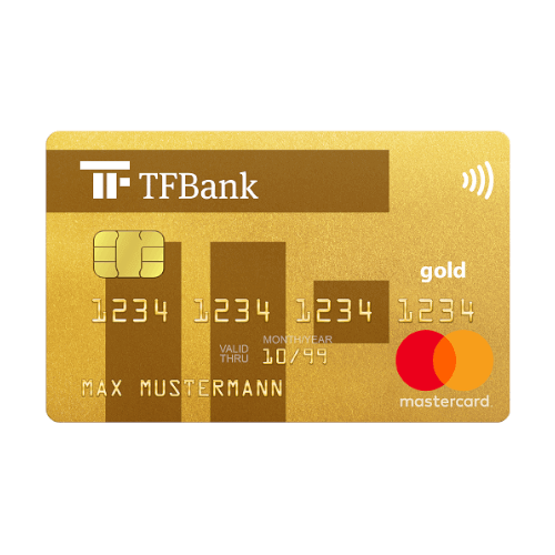 Wie beantrage ich die TF Bank Mastercard Gold Kreditkarte