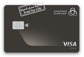 كيفية التقديم على بطاقة الإنفنت الائتمانية من مصرف الراجحي