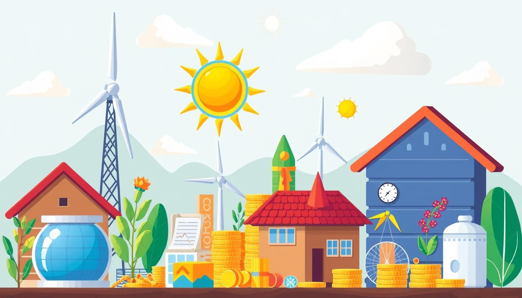 تحليل قطاع الطاقة المتجددة وآثاره المالية